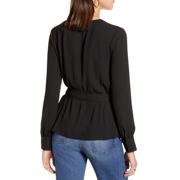 Halogen - Faux Wrap Blouse NO BELT - Picture 2 of 12